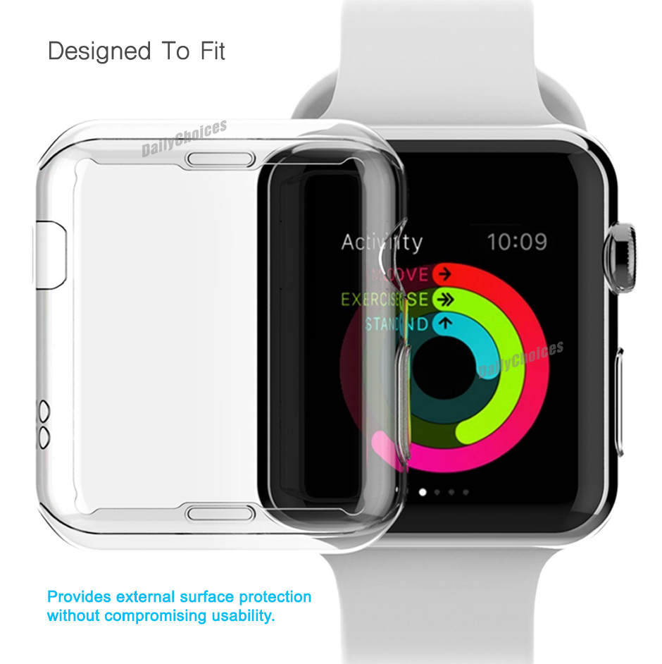 Full Cover TPU Case iWatch Screen Protector For Apple Watch Series 6 5