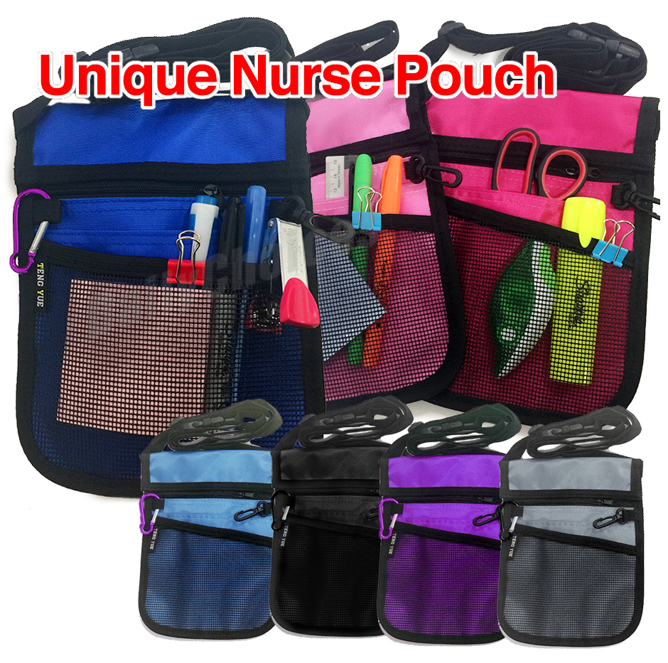 Nurse Pouch Waist Bag Wallet Quick Pick Extra Pocket +FREE Keyring