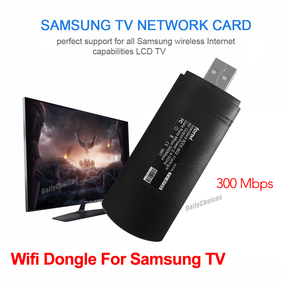Wireless LAN Adapter WiFi USB Dongle for Samsung TV WIS09ABGN