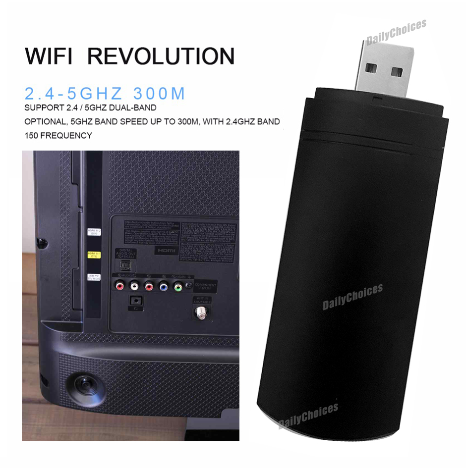Wireless TV WIFI Adapter USB Dongle For Samsung TV WIS12ABGNX WIS09ABGN