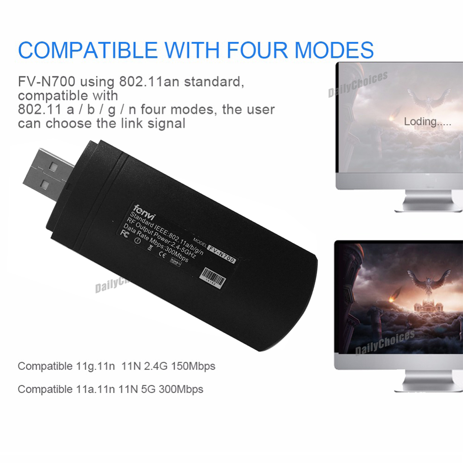 Wireless TV WIFI Adapter USB Dongle For Samsung TV WIS12ABGNX WIS09ABGN