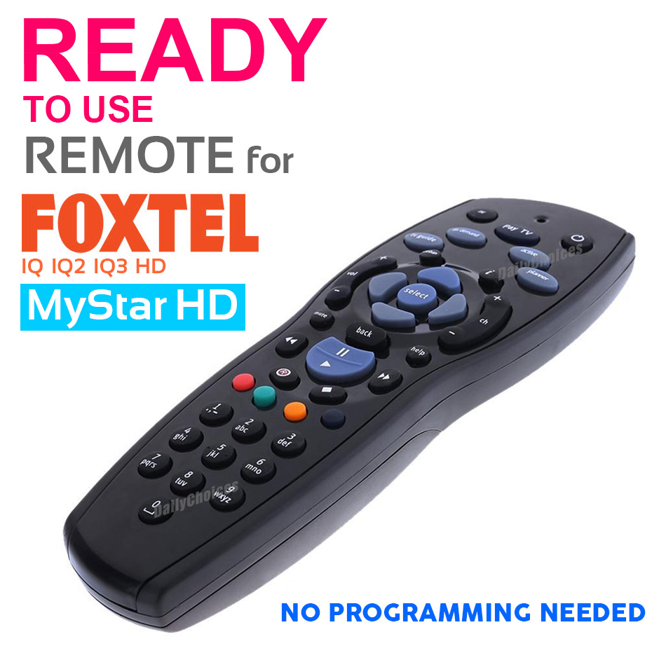Foxtel Remote Control Replacement For Foxtel Mystar HD PayTV IQ2 IQ3