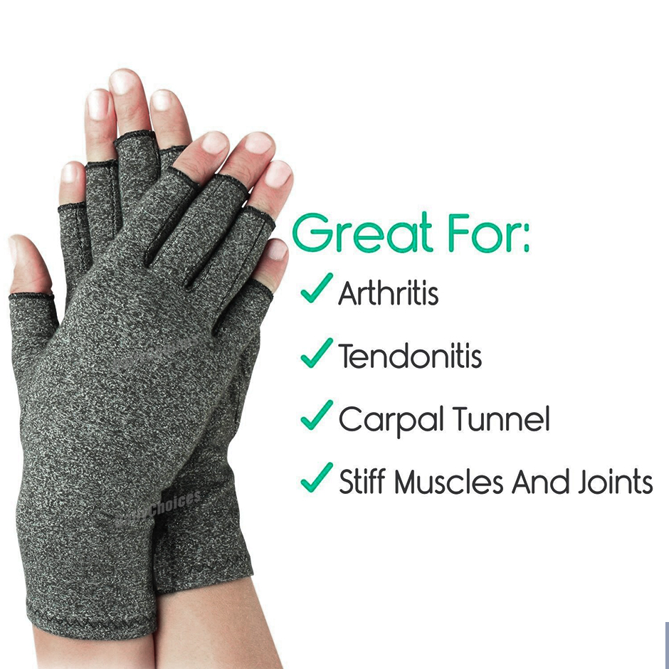 Arthritis Gloves Compression Joint Finger Pain Relief Hand Wrist