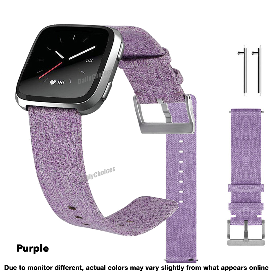 Replacement Band For Fitbit Versa/Versa Lite Fabric Watch Sports Strap