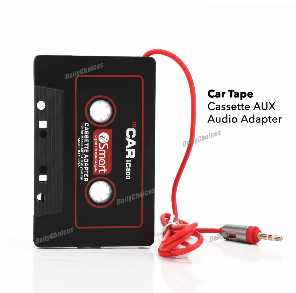 Car Tape Cassette to AUX Audio Adapter Converter for iPhone iPod MP3