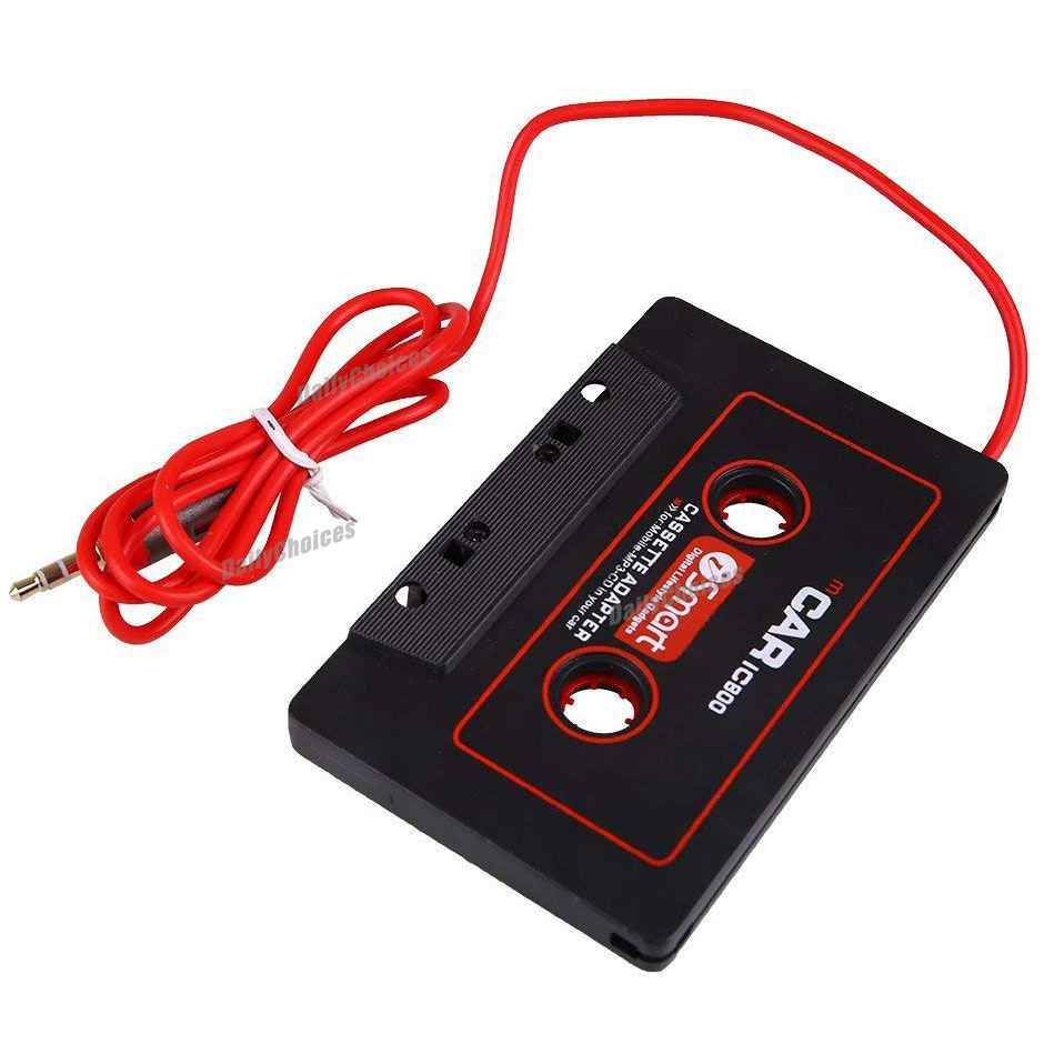 Car Tape Cassette to AUX Audio Adapter Converter for iPhone iPod MP3