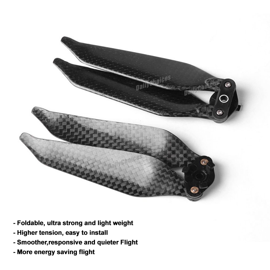 Carbon Fiber Propellers For DJI Mavic Pro Platinum Low Noise Blades