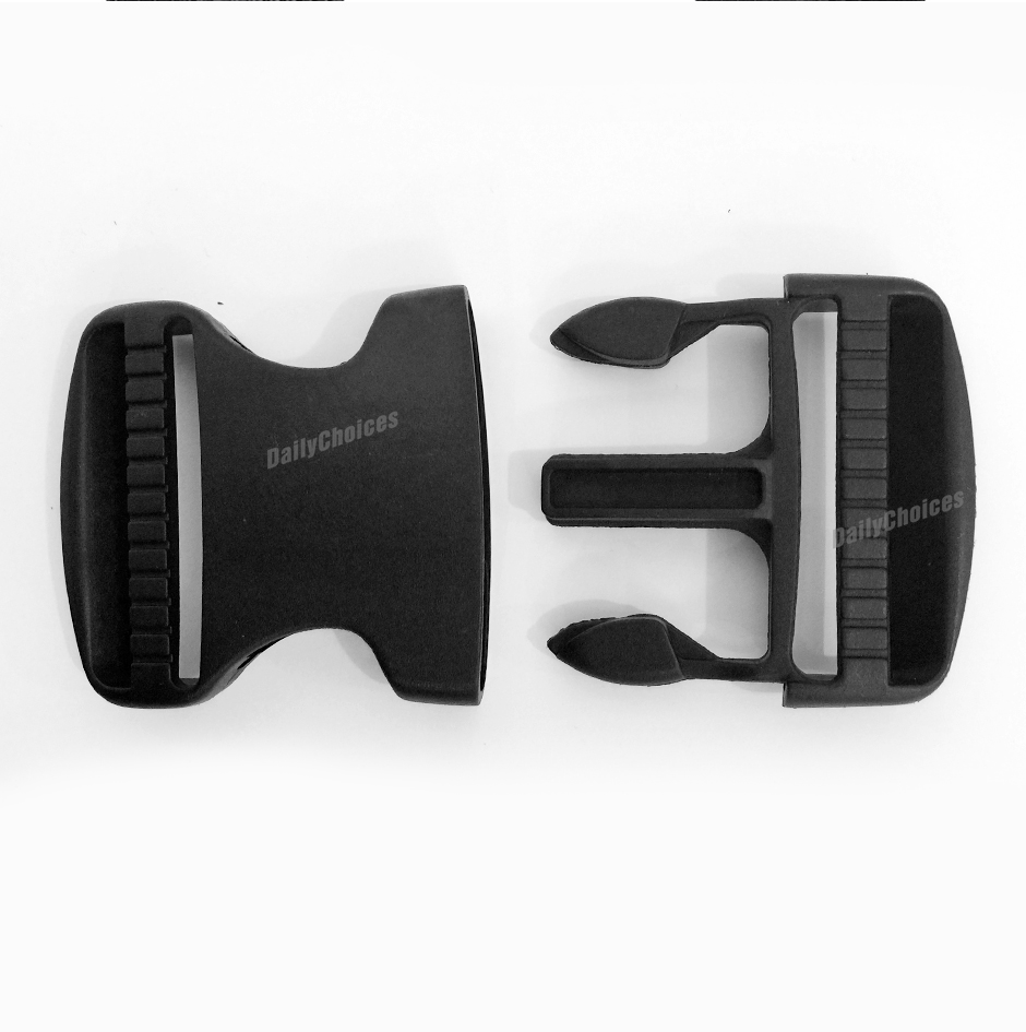 Side Quick Release BUCKLE Clip Cord Strap Fastener bing Plastic