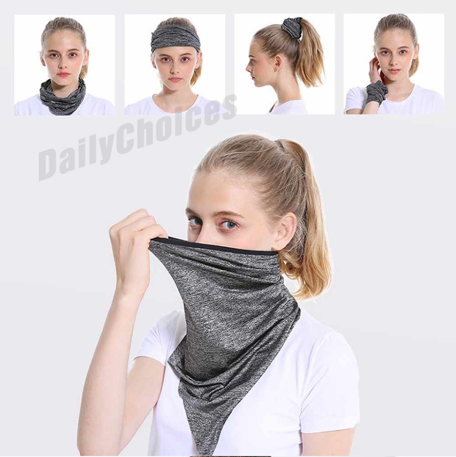 Bandana Multifonction Scarf Shack - Protection Visage Unisexe Flammes Bleues
