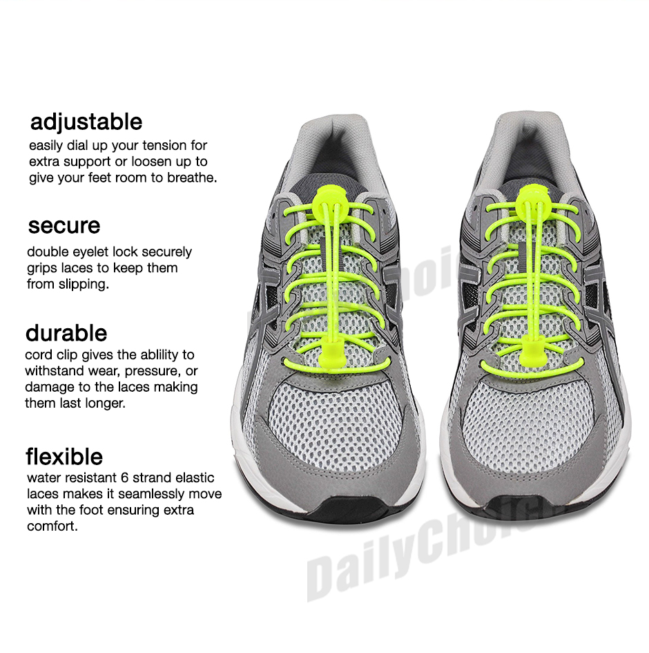 stretch laces for running shoes