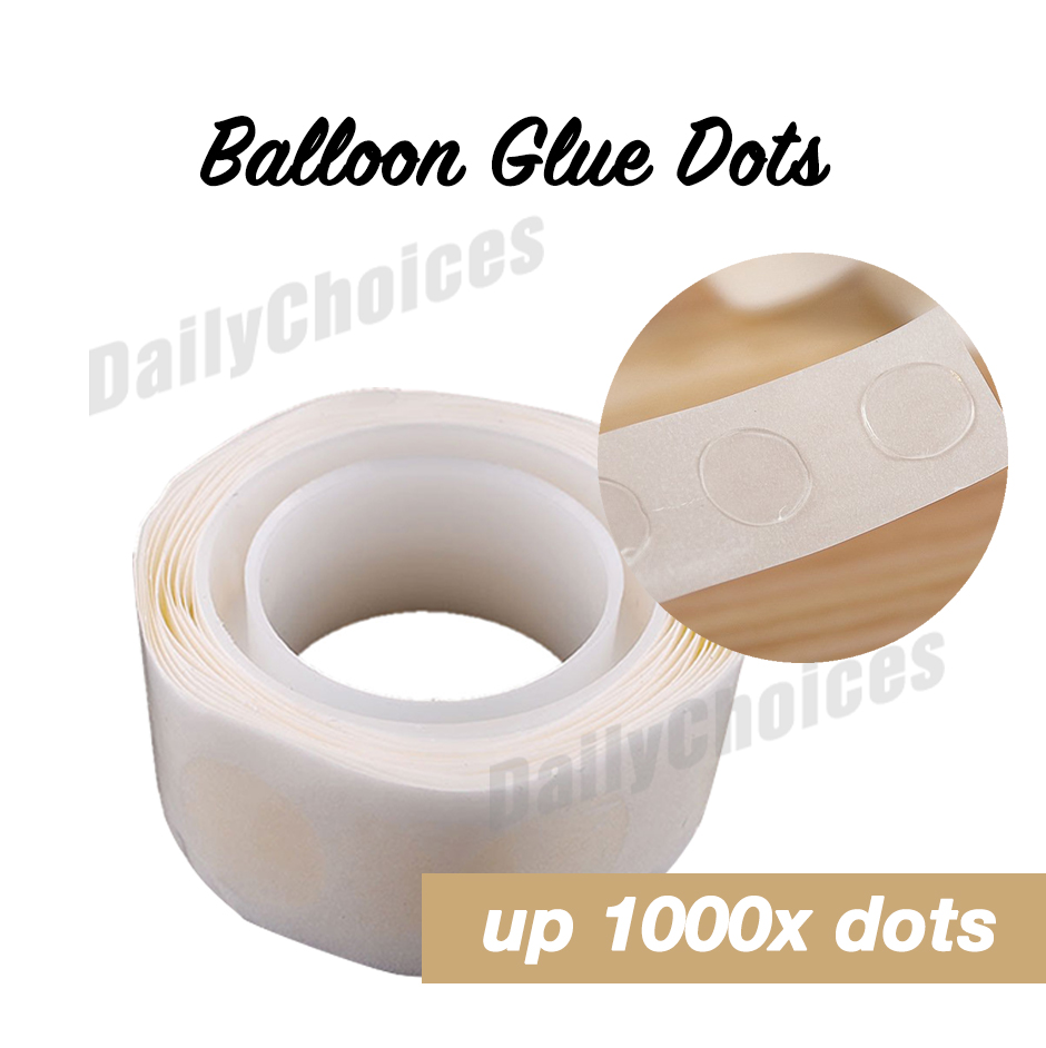 1000 Glue Dots Stickers Balloon Permanent Adhesive Wedding Party UP Photo Decor